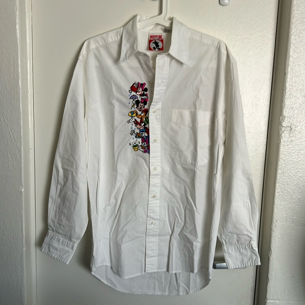 Vintage Disney Mickey Inc button up shirt